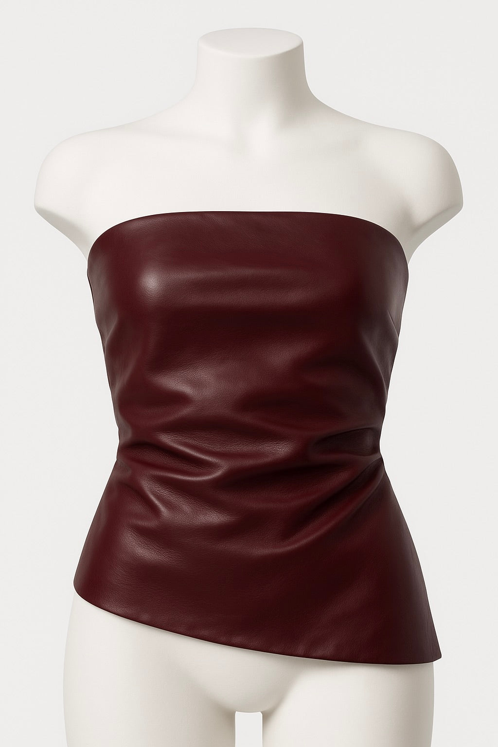 FAUX LEATHER TUBE TOP - VORG EAVY