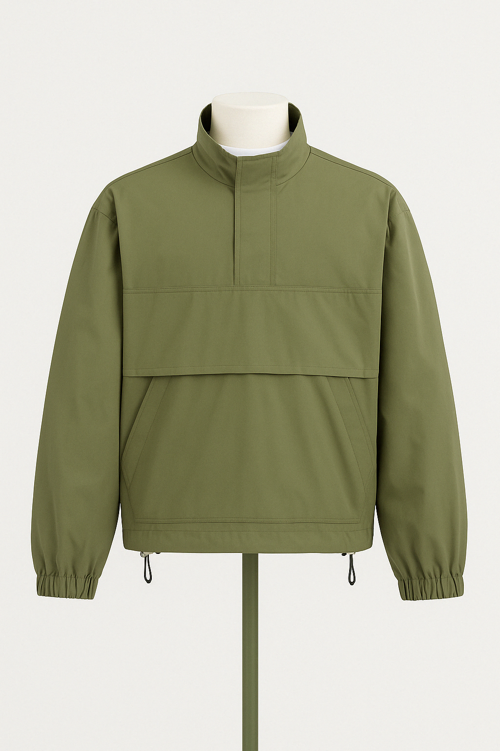 OLIVE PULL-OVER JACKET - VORG EAVY