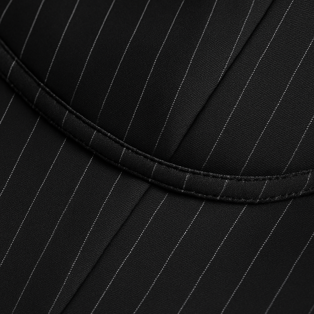 BLACK STRIPED CORSET - VORG EAVY