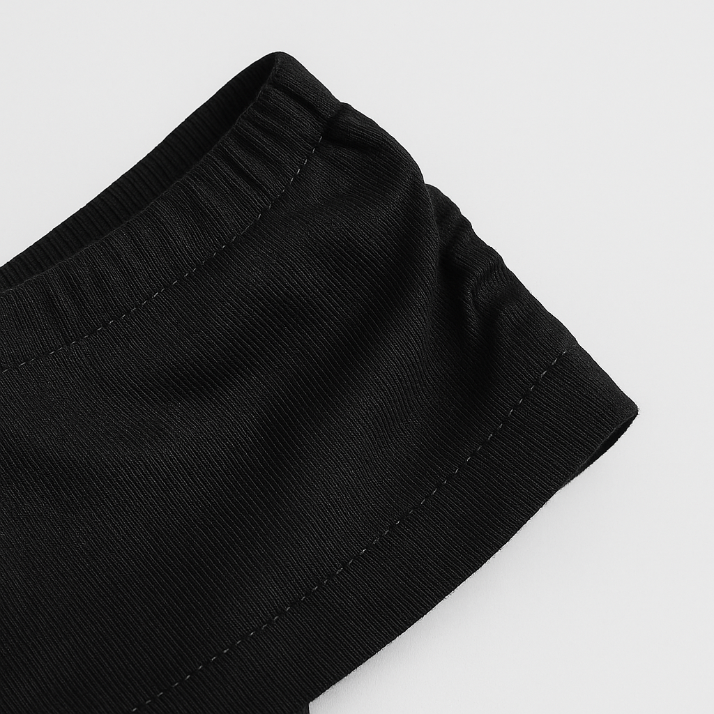 BLACK OFF-SHOULDER TOP - VORG EAVY