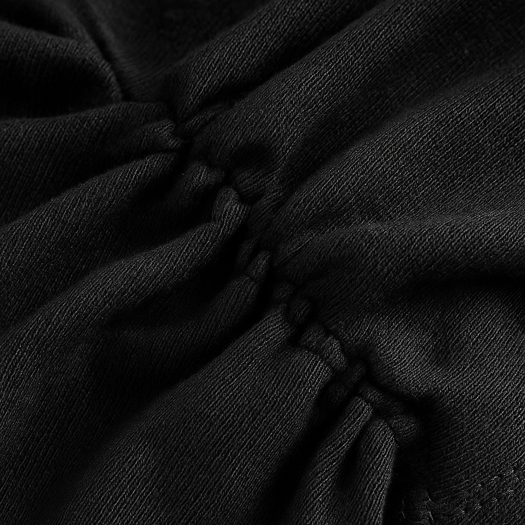 BLACK OFF-SHOULDER TOP - VORG EAVY