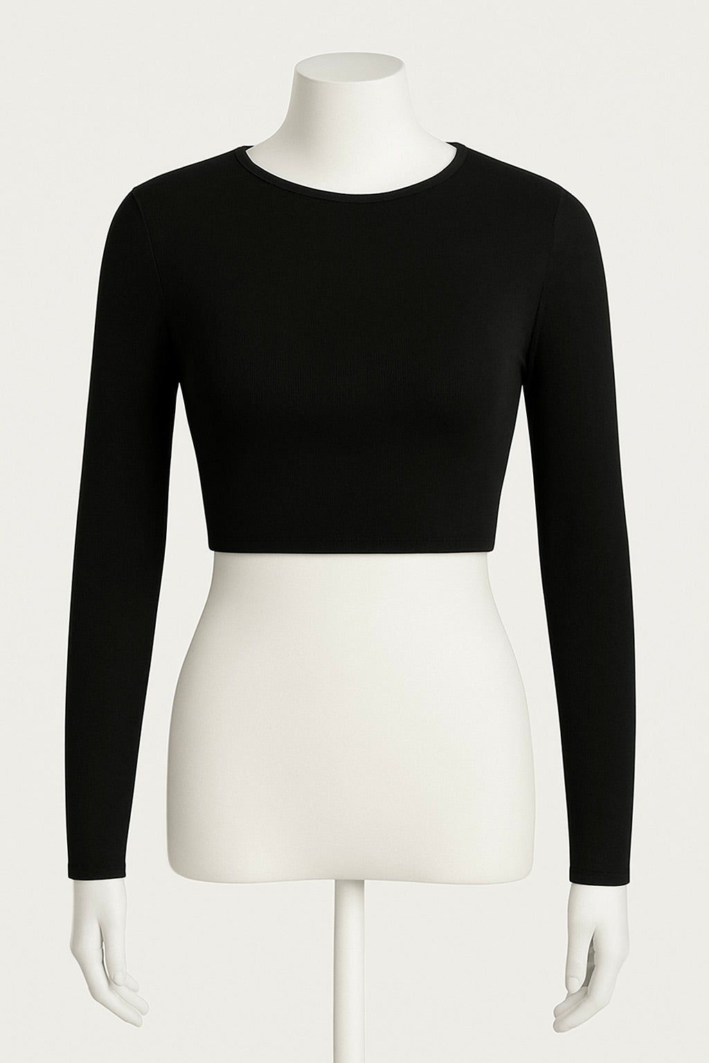 LONG SLEEVE CROP TEE - VORG EAVY